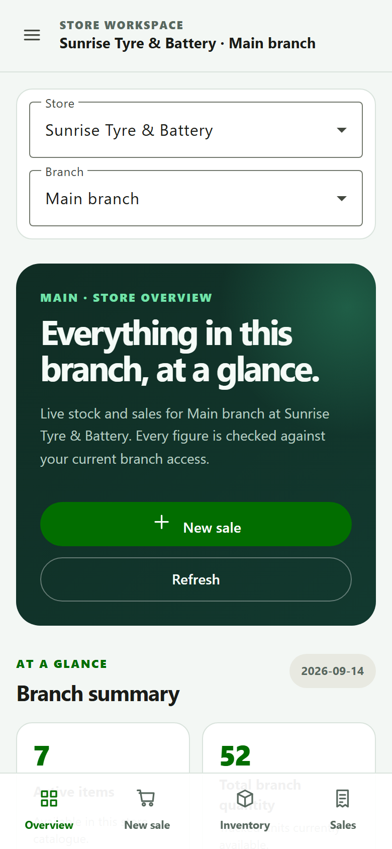 Screenshot of StockIt